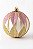 BOLA NATALINA DECORADA 10CM ROSA/DOU - Imagem 1