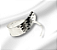 Bracelete martelado assimétrico de prata 925 - Imagem 1