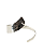 Bracelete martelado assimétrico de prata 925 - Imagem 3