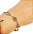 Pulseira prata 925 com pedra natural citrino - Imagem 2