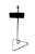 KIT SUPORTE METÁLICO CROMADO COM PRENDEDOR PARA FITAS OLFATIVAS MOD 01 - Imagem 2