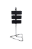 KIT SUPORTE METÁLICO CROMADO COM PRENDEDOR PARA FITAS OLFATIVAS MOD 03 - Imagem 2