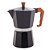 Cafeteira Italiana Black Matte 300ml - Imagem 1
