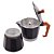 Cafeteira Italiana Black Matte 300ml - Imagem 4