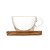 Xícara p/ Chá Woody Heart 190ml - Imagem 2