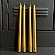Vela Gold 25 cm - 4 peças - Imagem 1