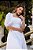 VESTIDO MIDI EM LAISE BRANCO - Imagem 2