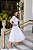 VESTIDO MIDI EM LAISE BRANCO - Imagem 5