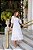 VESTIDO MIDI EM LAISE BRANCO - Imagem 1