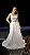 VESTIDO DE NOIVA JOIA RARA COM FAIXA BORDADA - Imagem 4