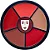 Paleta de batom Kryolan - Lipstick Velvet Kiss Wheel kiss 02 - Imagem 1