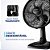 Ventilador de Mesa 30cm Mondial Super Power VSP-30-B 6 Pás 3 Velocidades Preto - Imagem 2