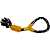 Brinquedo Mordedor Corda Black Com Alça Para Cães - Cores Variadas - Imagem 1