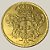 Moeda de Ouro de 6.400 Réis, Brasil Colônia - Ano: 1750 R - Imperador João V - Imagem 2