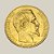 Moeda de Ouro de 20 Francos, França Império - Ano: 1856 - Imperador Napoleão III - Imagem 2