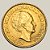 Moeda de Ouro de 10 Florins, Holanda - Ano: 1925 - Rainha Guilhermina dos Países Baixos - Imagem 1