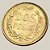 Moeda de Ouro de 2 Pesos, México - Ano: 1945 - Imagem 1