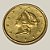 Moeda de Ouro de 1 Dollar, EUA - Ano: 1851 - Presidente Millard Fillmore - Imagem 2