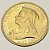 Moeda de Ouro de 1 Libra, Austrália - Ano: 1894 M - Vitória "Old Head" - Imagem 1