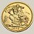 Moeda de Ouro de 1 Libra, Reino Unido - Ano: 1963 - Rainha Isabel II - Imagem 2