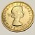 Moeda de Ouro de 1 Libra, Reino Unido - Ano: 1963 - Rainha Isabel II - Imagem 1