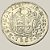 Moeda de Prata de 8 Reales - Peru, Lima - Ano: 1837 - Presidente Luis José de Orbegoso - Imagem 2