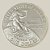 Moeda de Prata de 1 Dólar - EUA - Ano: 1996 P - 150º Aniversário da Instituição Smithsonian - Presidente Bill Clinton - Imagem 1
