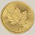 Moeda de Ouro de 50 Dólares (1OZ), Canadá - Ano: 2016 - Rainha Isabel II / Canadian Mapple Leaf - Imagem 2