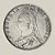 Moeda de Prata de ½ Coroa, Reino Unido - Ano: 1892 - Rainha Vitória - Imagem 1