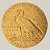 Moeda de Ouro de 5 Dólares (Indian Head), Estados Unidos da América - Ano: 1908 - Pres. Theodore Roosevelt Jr. - Imagem 2