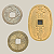 Set com 3 moedas - Japão - Anos: 1769, 1835 e 1863 - Período Edo - Imagem 2