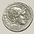 Denário de Prata, República Romana - Ano: 109/108 AC - Lucius Flaminius Chilo - Imagem 1