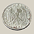 Moeda de prata, 1 Reichsmark (1925J) – República de Weimar - Imagem 2