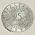 Moeda de prata, 25 Schilling (1958) – Áustria (Welsbach) - Imagem 1