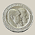 Moeda de prata, 3 Mark (1911F) – Bodas de Prata de Guilherme II e Augusta Vitória – Reino de Württemberg - Imagem 2