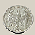 Moeda de prata, 2 Reichsmark (1925A) – Águia Alemã – República de Weimar - Imagem 1