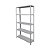 Estante de Aço Multi-Uso 25cm 5 Prateleiras Cinza - Imagem 1