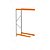 Mini Porta Pallet 250Kg Continuação 2000x1800x600  2 Níveis - Imagem 1
