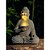 Estátua Buda de Resina com Luz Solar Automática - Decoração Zen - Imagem 1