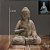 Estátua Buda de Resina com Luz Solar Automática - Decoração Zen - Imagem 6