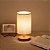 Luminária de Cabeceira com USB – Abajur de Mesa com Design Cilíndrico para Quarto Moderno - Imagem 18