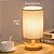 Luminária de Cabeceira com USB – Abajur de Mesa com Design Cilíndrico para Quarto Moderno - Imagem 9