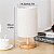Luminária de Cabeceira com USB – Abajur de Mesa com Design Cilíndrico para Quarto Moderno - Imagem 13