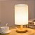 Luminária de Cabeceira com USB – Abajur de Mesa com Design Cilíndrico para Quarto Moderno - Imagem 15