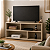 Rack para TV Minimalista com Nichos – Móvel em MDF 120x60x30cm | Organizador para Sala - Imagem 1