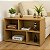 Mesa Lateral de Sofá com Nichos e com Fundo - 100% MDF - Escolha sua cor - Imagem 1