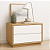 Mesa de Cabeceira 2 Gavetas 50cm - 100% MDF - Escolha a sua cor - Imagem 1
