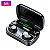 Fone Bluetooth M5 com Microfone Powerbank Earbuds Original - Imagem 1