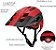 Tomshin Capacete leve para bicicleta de ciclismo com viseira removível Capacete de proteção para esportes de mountain bike 16 respiros - Imagem 4