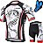 KKmoon Conjunto masculino de ciclismo de secagem rápida camiseta para bicicleta de estrada Shorts para bicicleta de corrida kit de roupas de equitação - Imagem 3